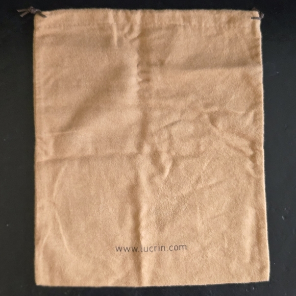 3/$20 Lucrin Dust Bag Cream Beige - Picture 5 of 5